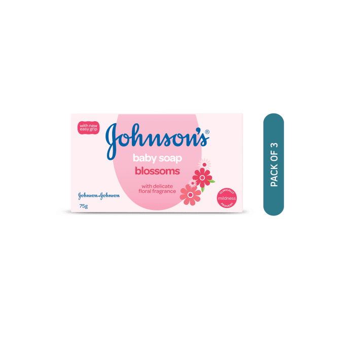 Johnsons baby blossom soap pack of 3